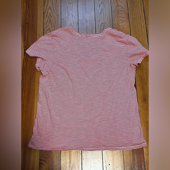 Loft basic tee striped v neck Small - Picture 3 of 3